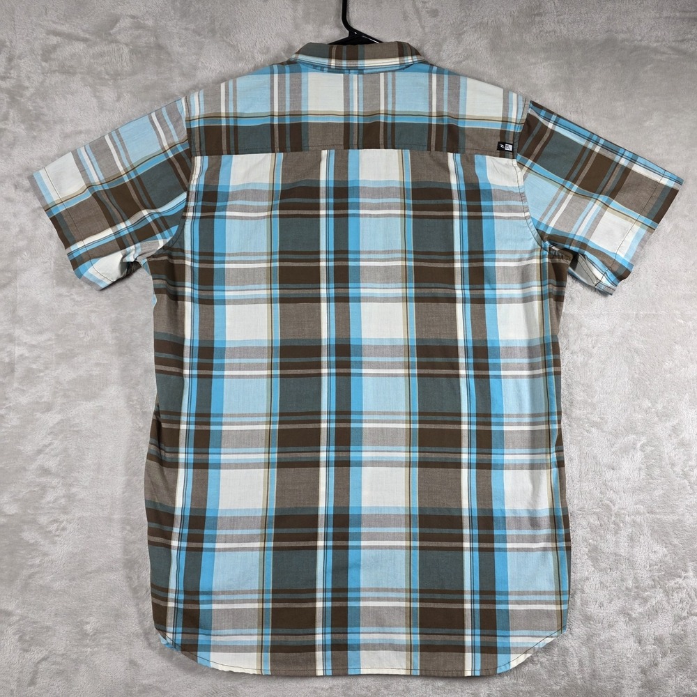 Rip Curl Men's Slim Fit Plaid Shirt Size Large Multi Color Plaid Short Sleeve - Picture 9 of 11